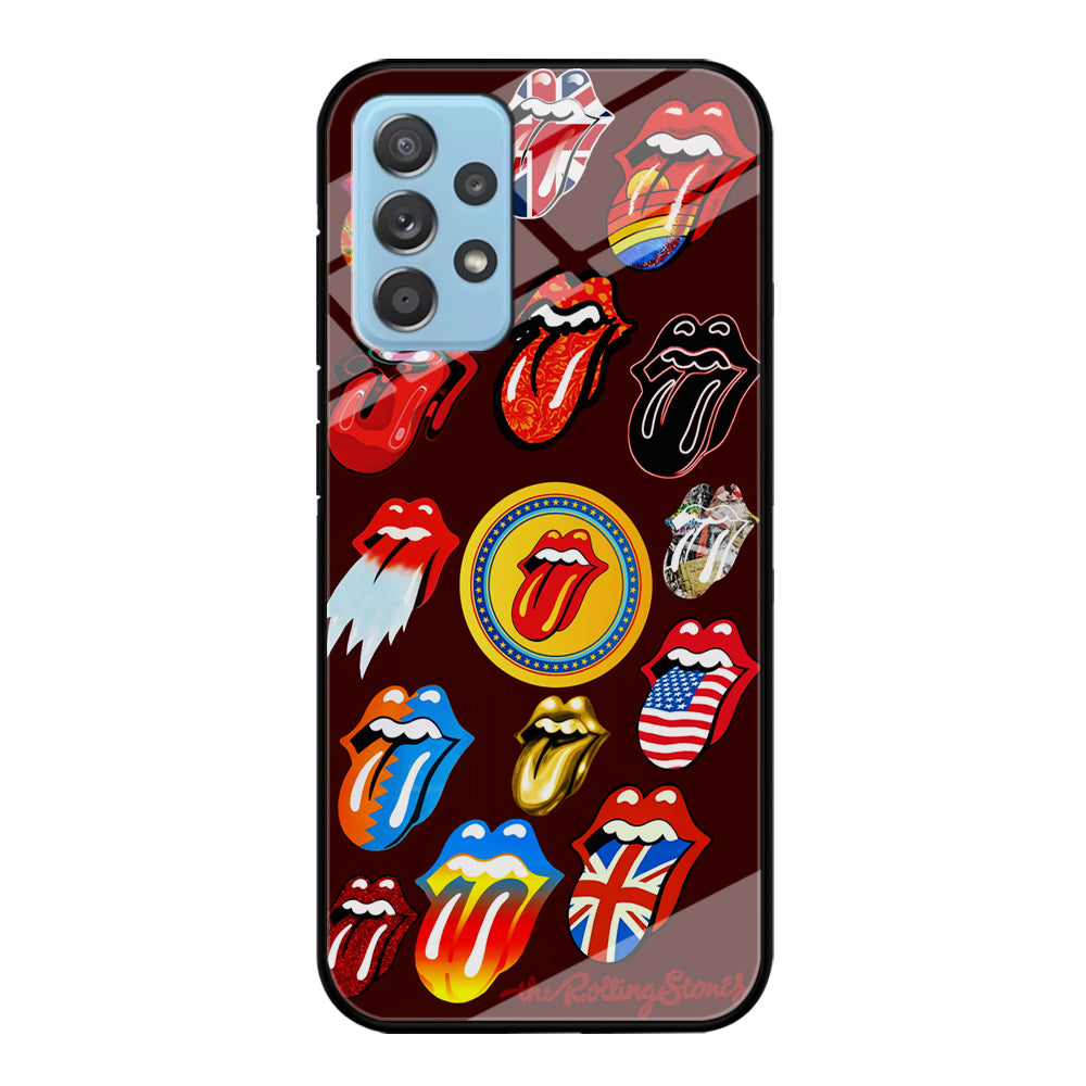 The Rolling Stones Art Samsung Galaxy A72 Case-Phone Case-Tempered Glass Case-Altracase