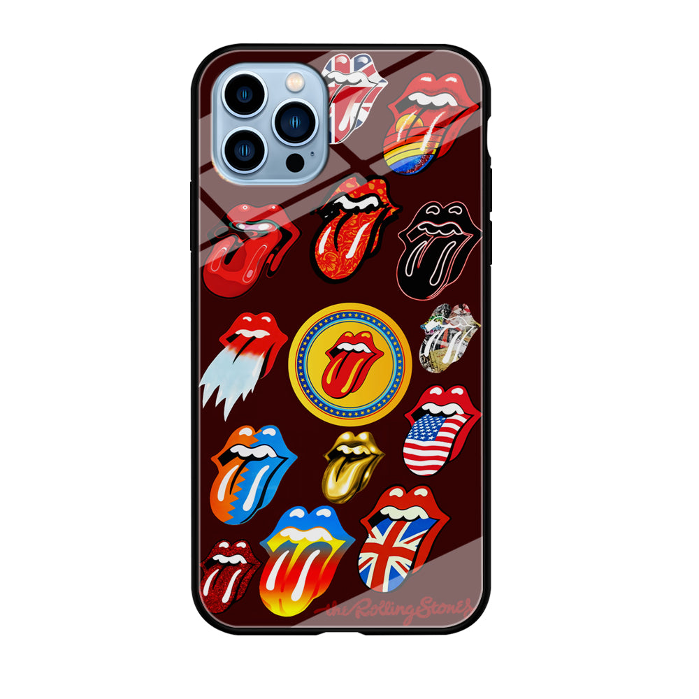 The Rolling Stones Art iPhone 12 Pro Max Case-Phone Case-Tempered Glass Case-Altracase