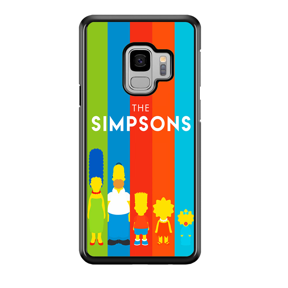The Simpson Family Colorful Samsung Galaxy S9 Case-Phone Case-Tempered Glass Case-Altracase