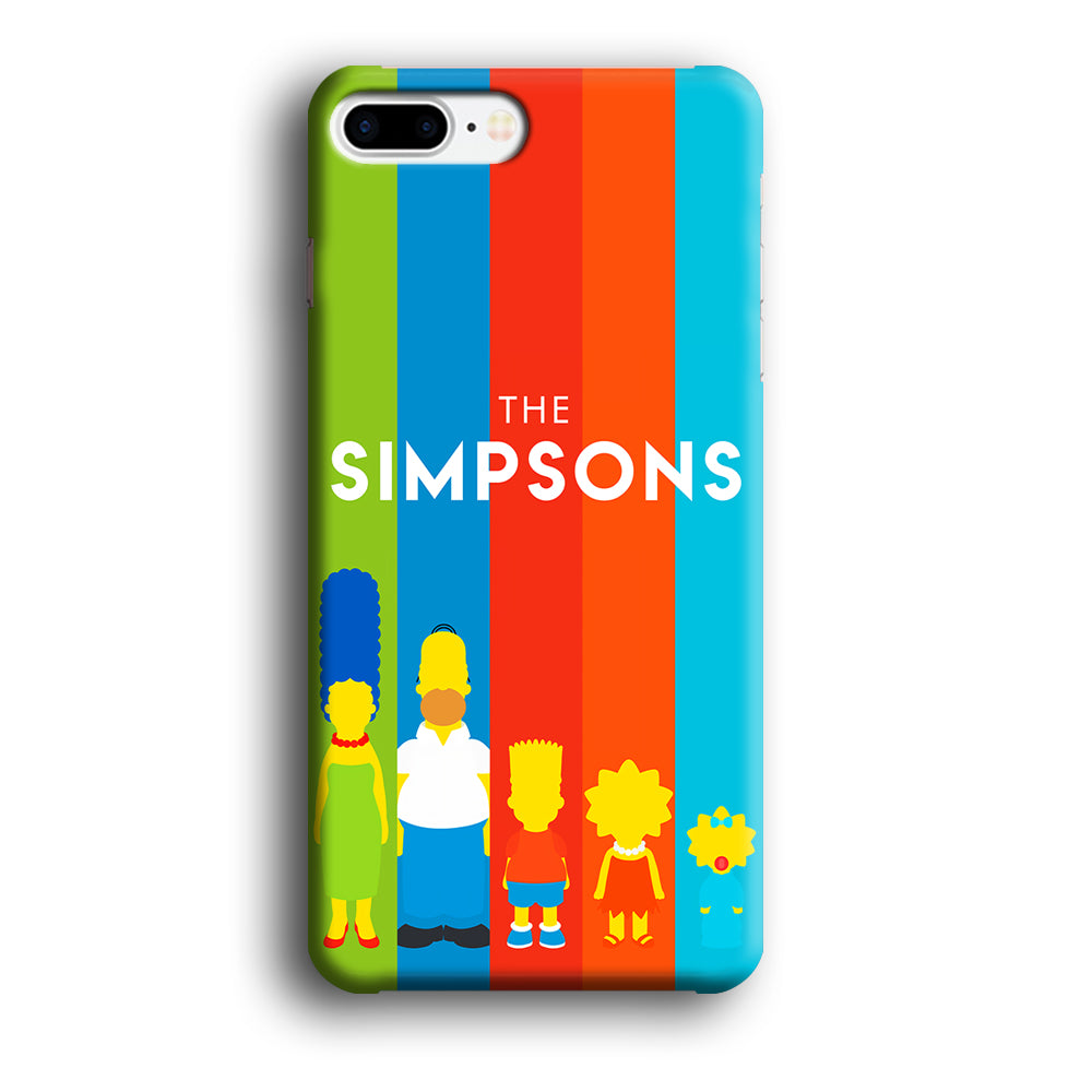 The Simpson Family Colorful iPhone 8 Plus Case-Phone Case-3D Case-Altracase