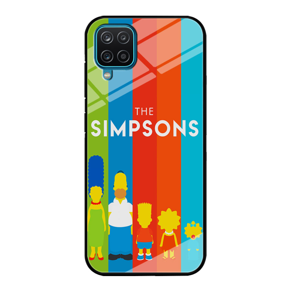 The Simpson Family Colorful Samsung Galaxy A12 Case-Phone Case-Tempered Glass Case-Altracase