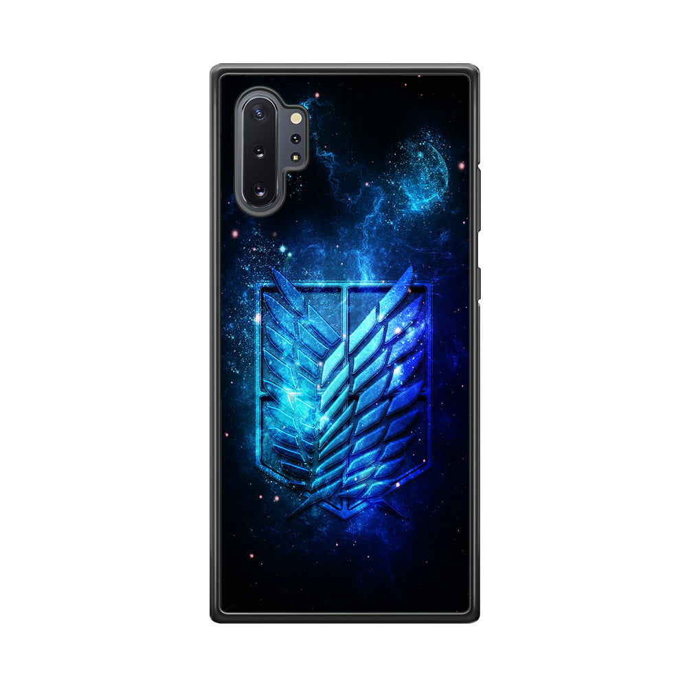 The Survey Corps Space Samsung Galaxy Note 10 Plus Case-Phone Case-Rubber Black (2D Case)-Altracase
