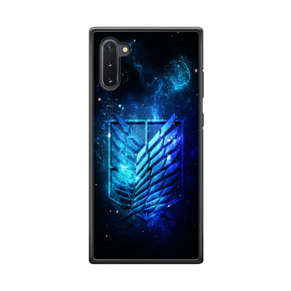 The Survey Corps Space Samsung Galaxy Note 10 Case-Phone Case-Rubber Black (2D Case)-Altracase