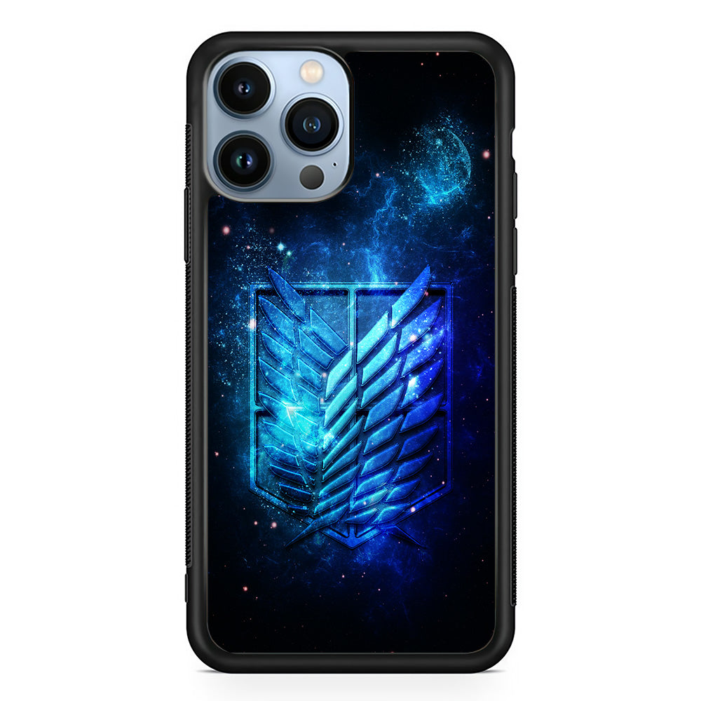 The Survey Corps Space iPhone 15 Pro Case-Phone Case-Rubber Black (2D Case)-Altracase
