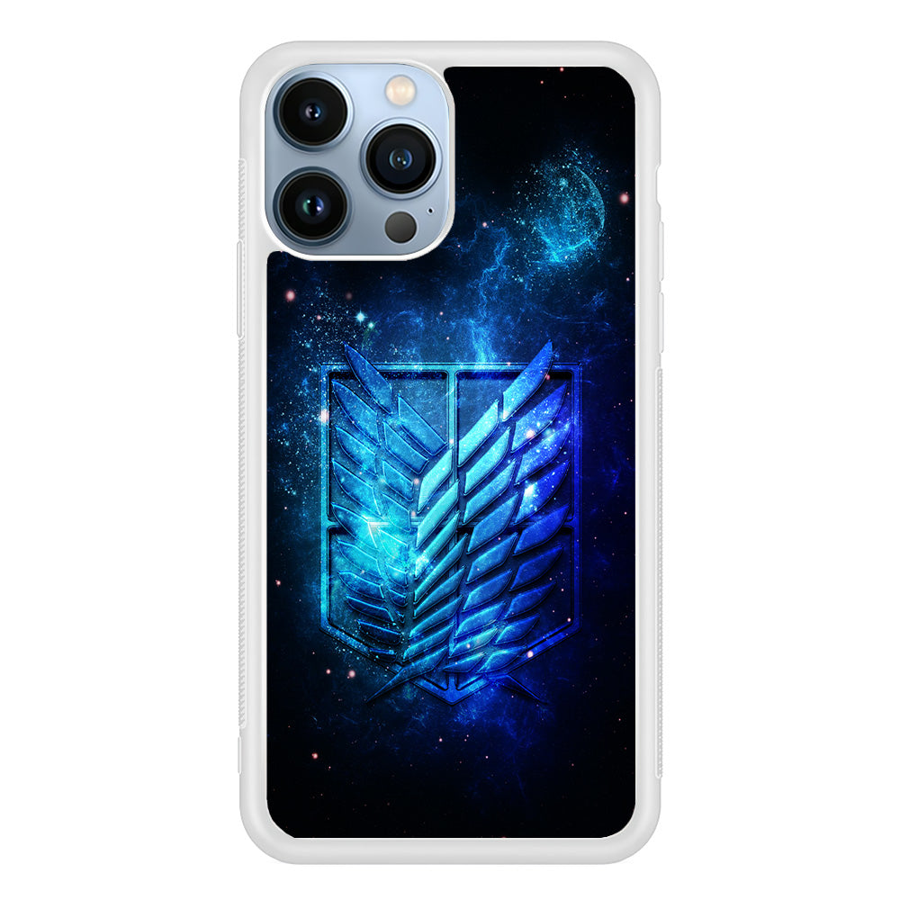 The Survey Corps Space iPhone 15 Pro Case-Phone Case-Rubber White (2D Case)-Altracase