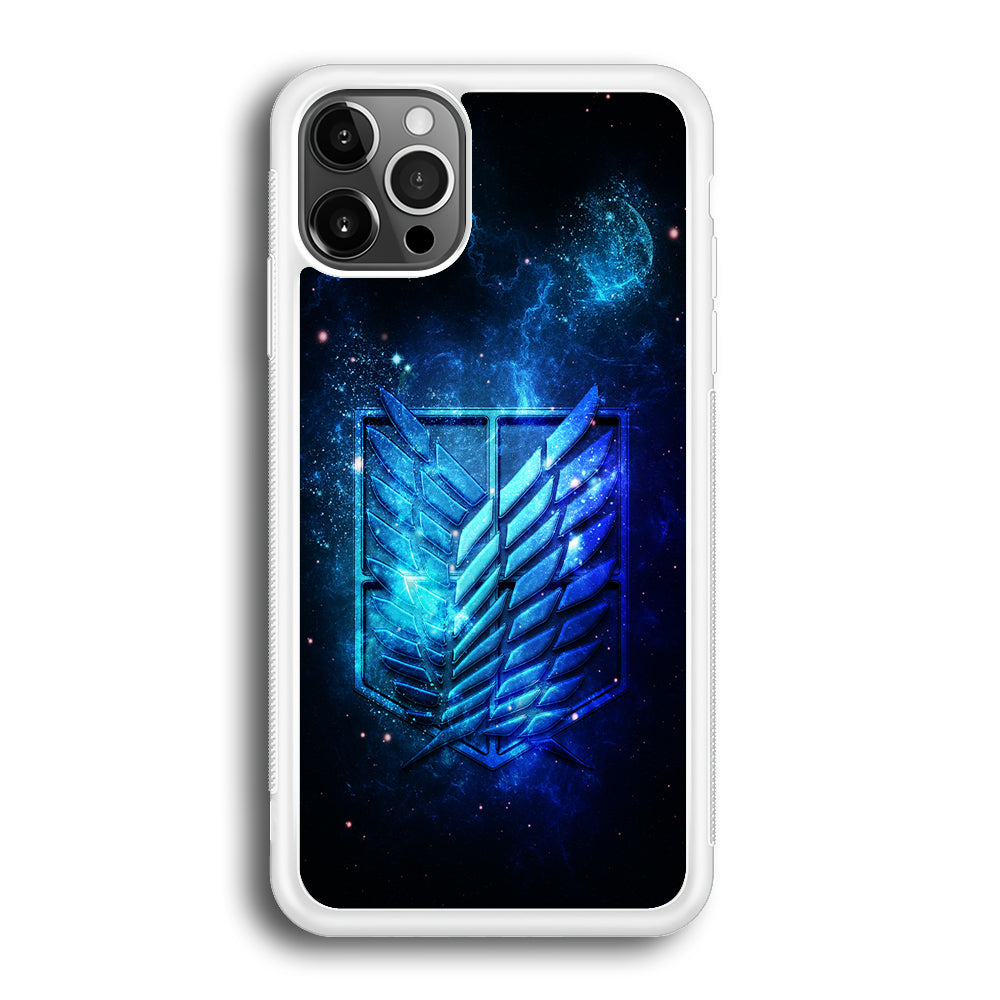 The Survey Corps Space iPhone 12 Pro Max Case-Phone Case-Rubber White (2D Case)-Altracase