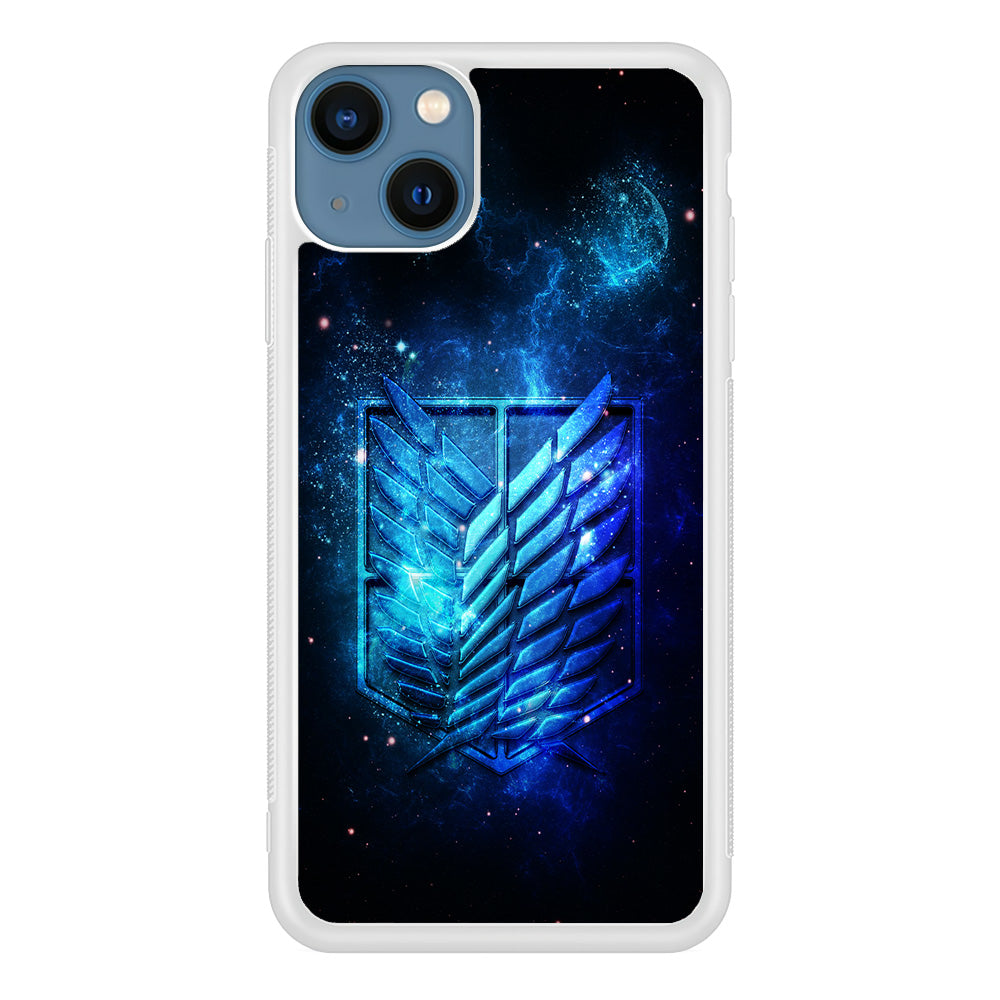 The Survey Corps Space iPhone 13 Mini Case-Phone Case-Rubber White (2D Case)-Altracase