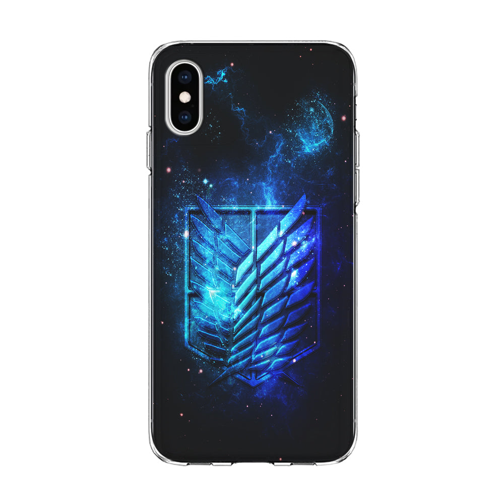The Survey Corps Space iPhone Xs Case-Phone Case-Clear Soft Case-Altracase