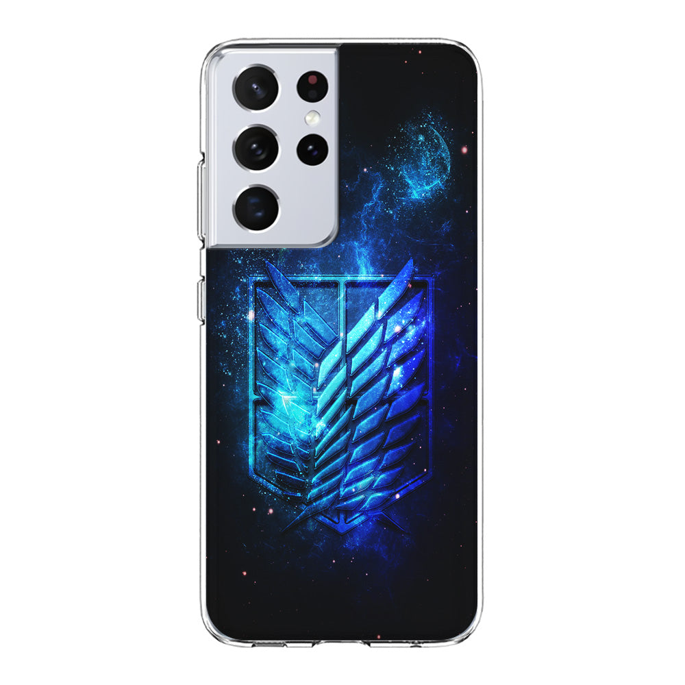The Survey Corps Space Samsung Galaxy S21 Ultra Case-Phone Case-Clear Soft Case-Altracase