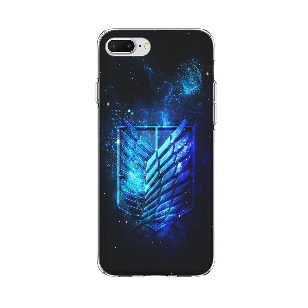 The Survey Corps Space iPhone 8 Plus Case-Phone Case-Clear Soft Case-Altracase