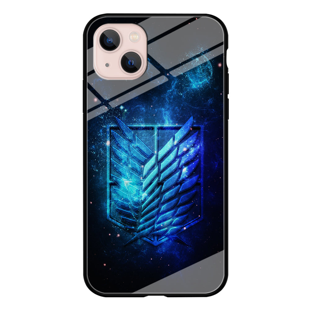 The Survey Corps Space iPhone 13 Mini Case-Phone Case-Tempered Glass Case-Altracase