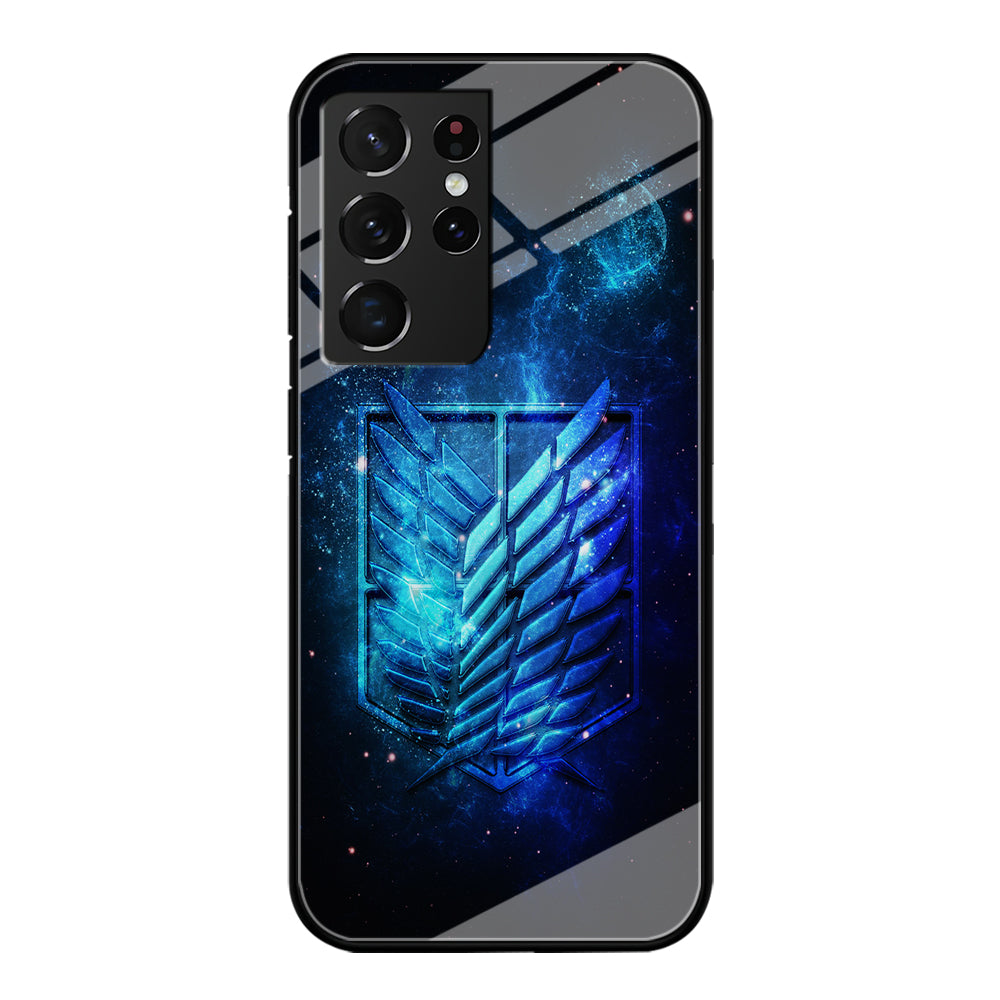 The Survey Corps Space Samsung Galaxy S21 Ultra Case-Phone Case-Tempered Glass Case-Altracase