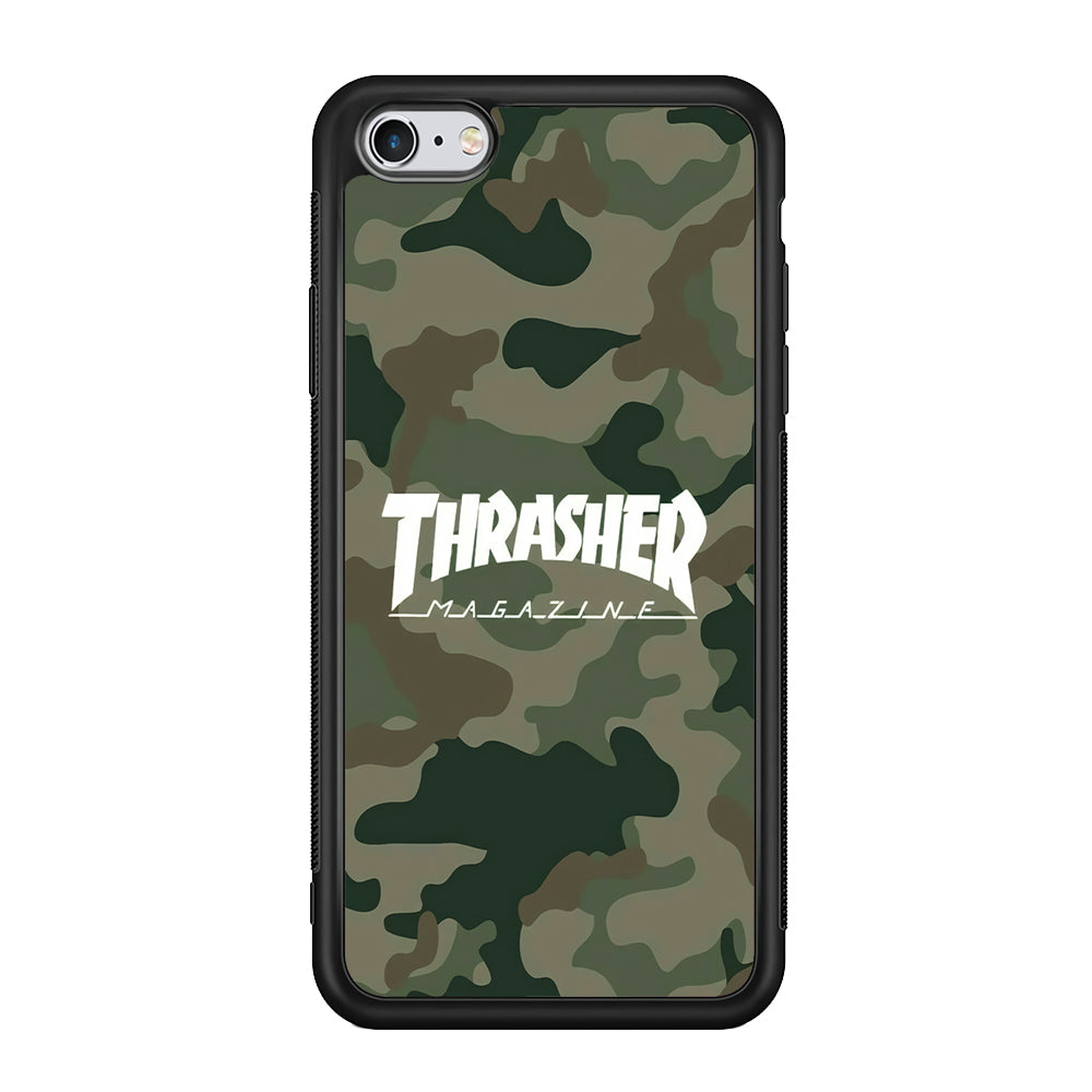 Thrasher Magazine Green Army iPhone 6 Plus | 6s Plus Case-Mobile Phone Case-Rubber Black (2D Case)-Altracase