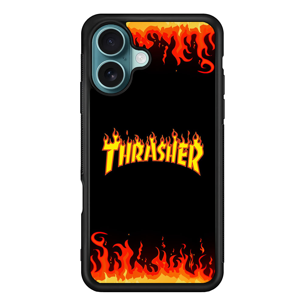 Thrasher in Fire iPhone 16 Plus Case - Altracase
