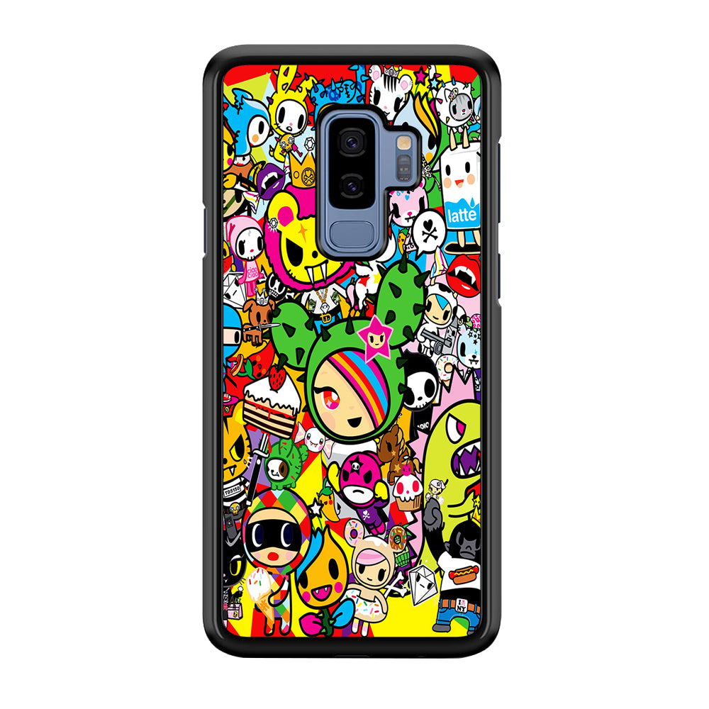 Tokidoki Cute Cartoon Samsung Galaxy S9 Plus Case-Phone Case-Rubber Black (2D Case)-Altracase
