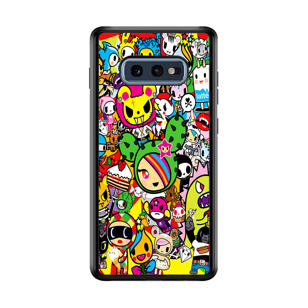 Tokidoki Cute Cartoon Samsung Galaxy S10E Case-Phone Case-Rubber Black (2D Case)-Altracase