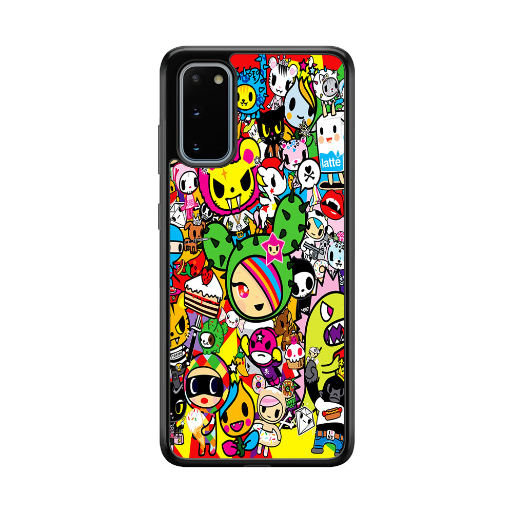 Tokidoki Cute Cartoon Samsung Galaxy S20 Case-Phone Case-Rubber Black (2D Case)-Altracase