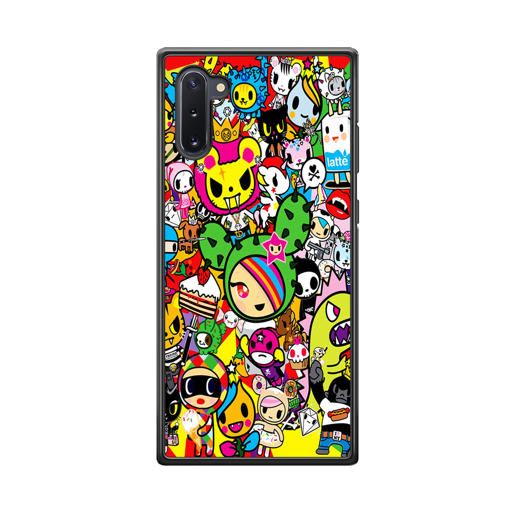 Tokidoki Cute Cartoon Samsung Galaxy Note 10 Case-Phone Case-Rubber Black (2D Case)-Altracase