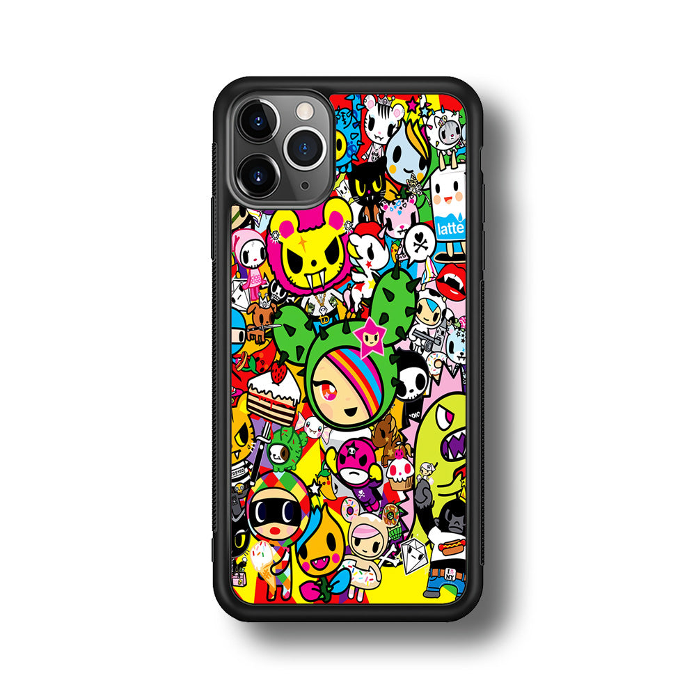 Tokidoki Cute Cartoon iPhone 11 Pro Max Case-Phone Case-Rubber Black (2D Case)-Altracase