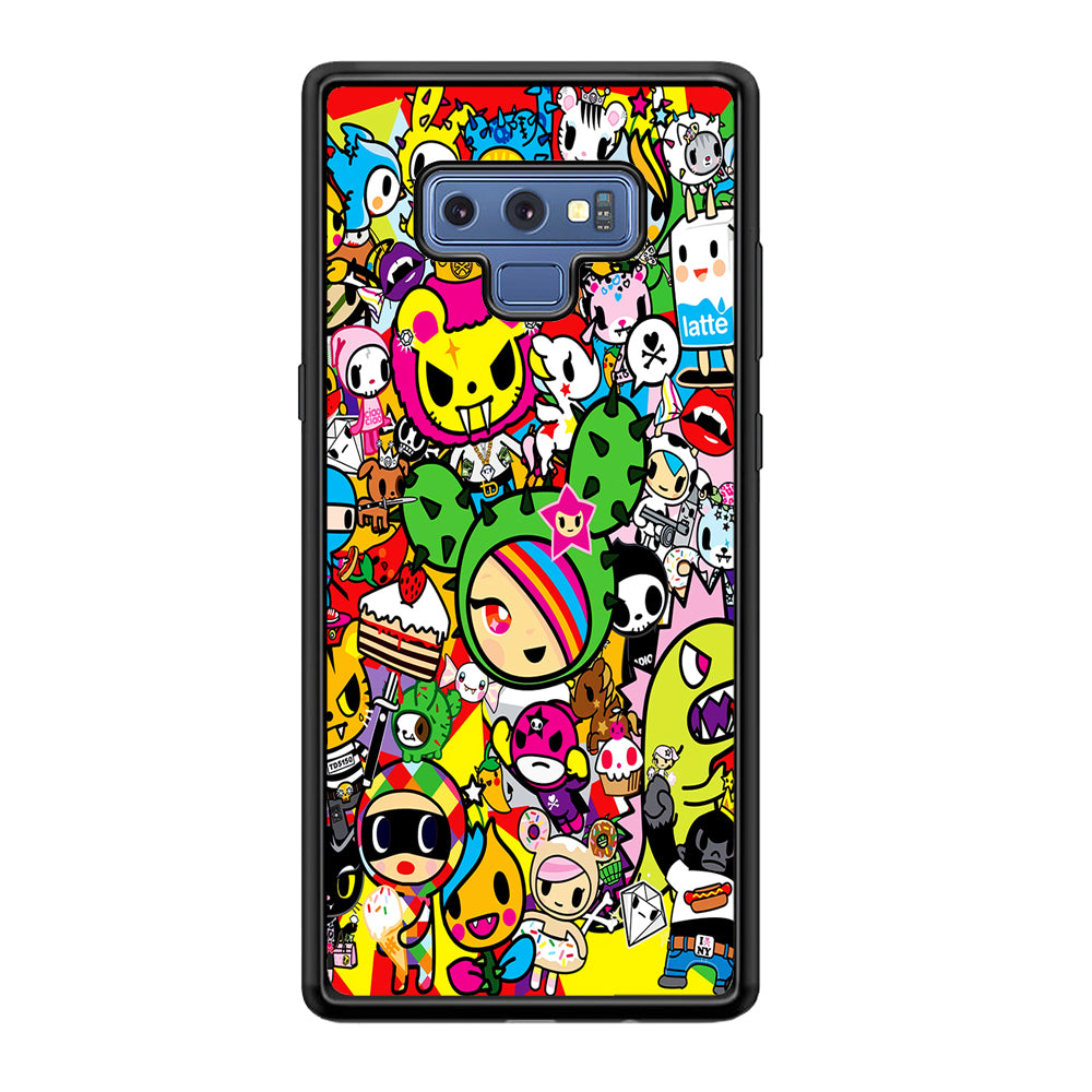 Tokidoki Cute Cartoon Samsung Galaxy Note 9 Case-Phone Case-Rubber Black (2D Case)-Altracase