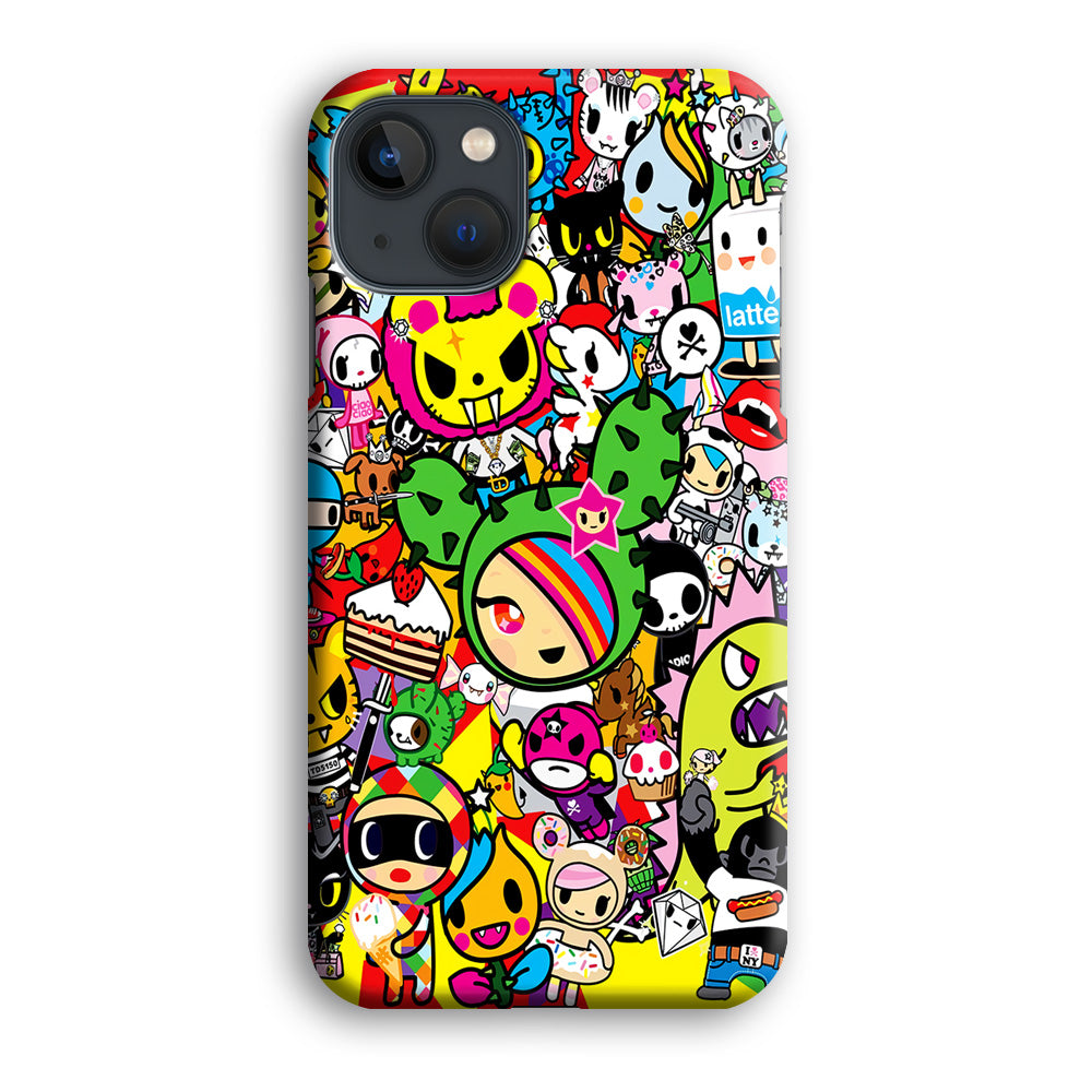 Tokidoki Cute Cartoon iPhone 13 Mini Case-Phone Case-3D Case-Altracase