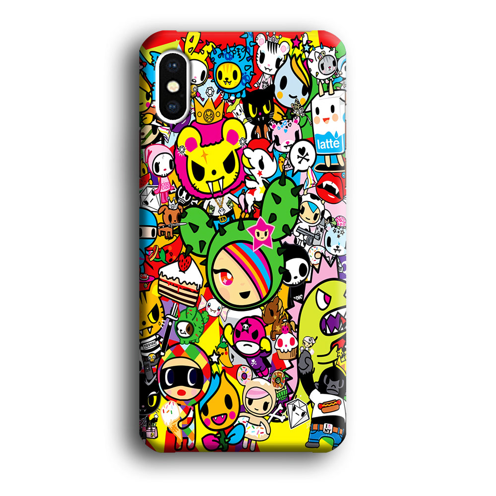 Tokidoki Cute Cartoon iPhone Xs Case-Phone Case-3D Case-Altracase