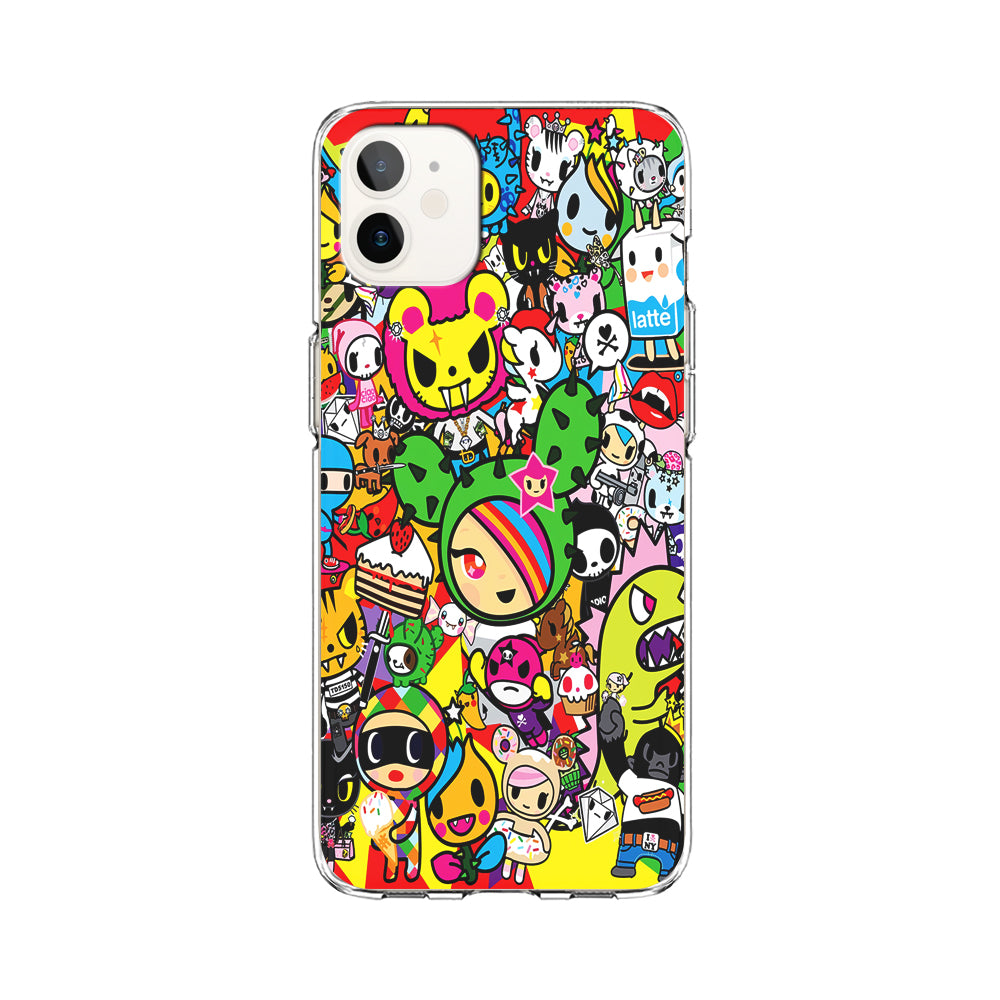 Tokidoki Cute Cartoon iPhone 12 Case-Phone Case-Clear Soft Case-Altracase