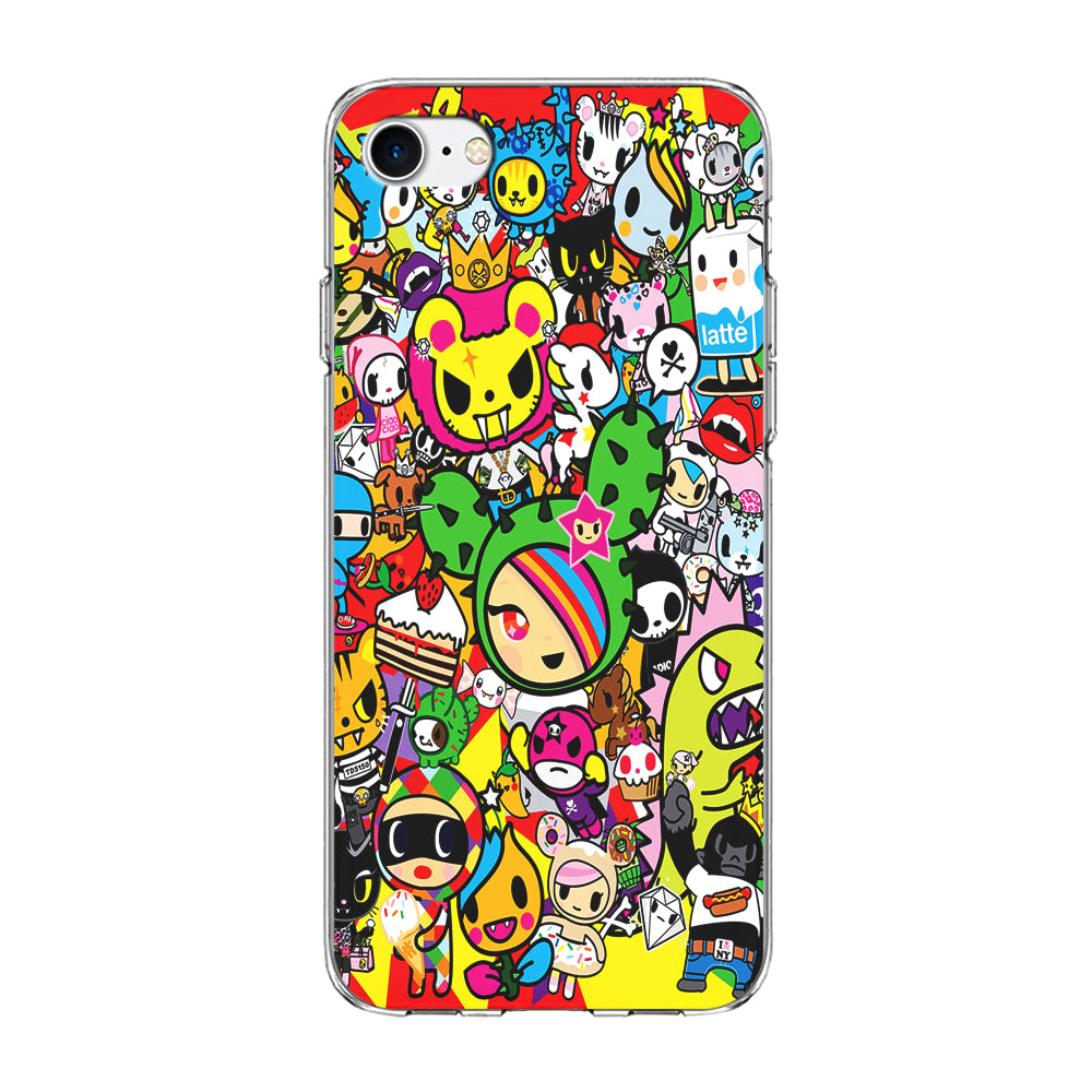 Tokidoki Cute Cartoon iPhone SE 3 2022 Case-Phone Case-Clear Soft Case-Altracase