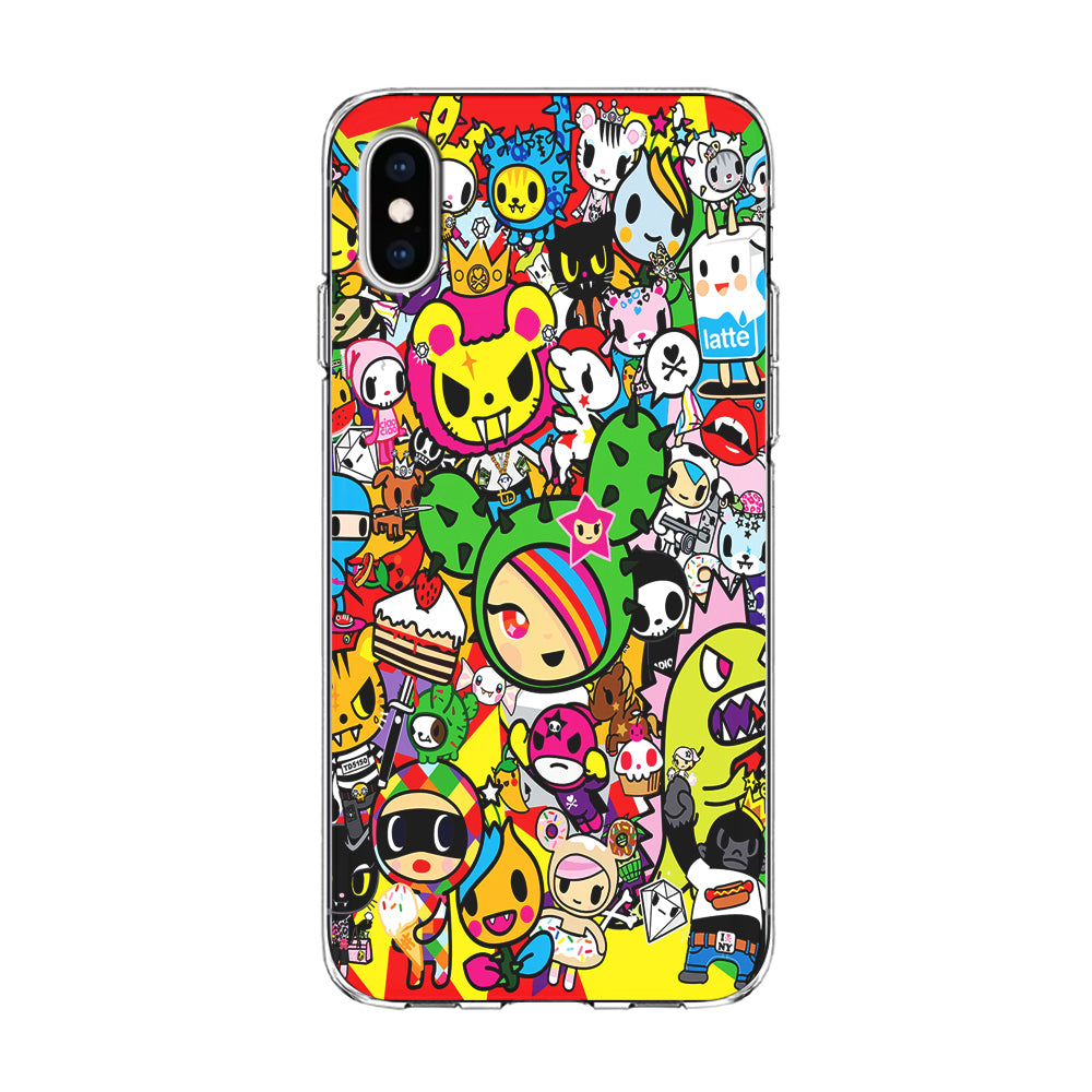 Tokidoki Cute Cartoon iPhone Xs Case-Phone Case-Clear Soft Case-Altracase