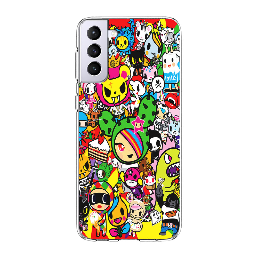 Tokidoki Cute Cartoon Samsung Galaxy S21 Plus Case-Phone Case-Clear Soft Case-Altracase