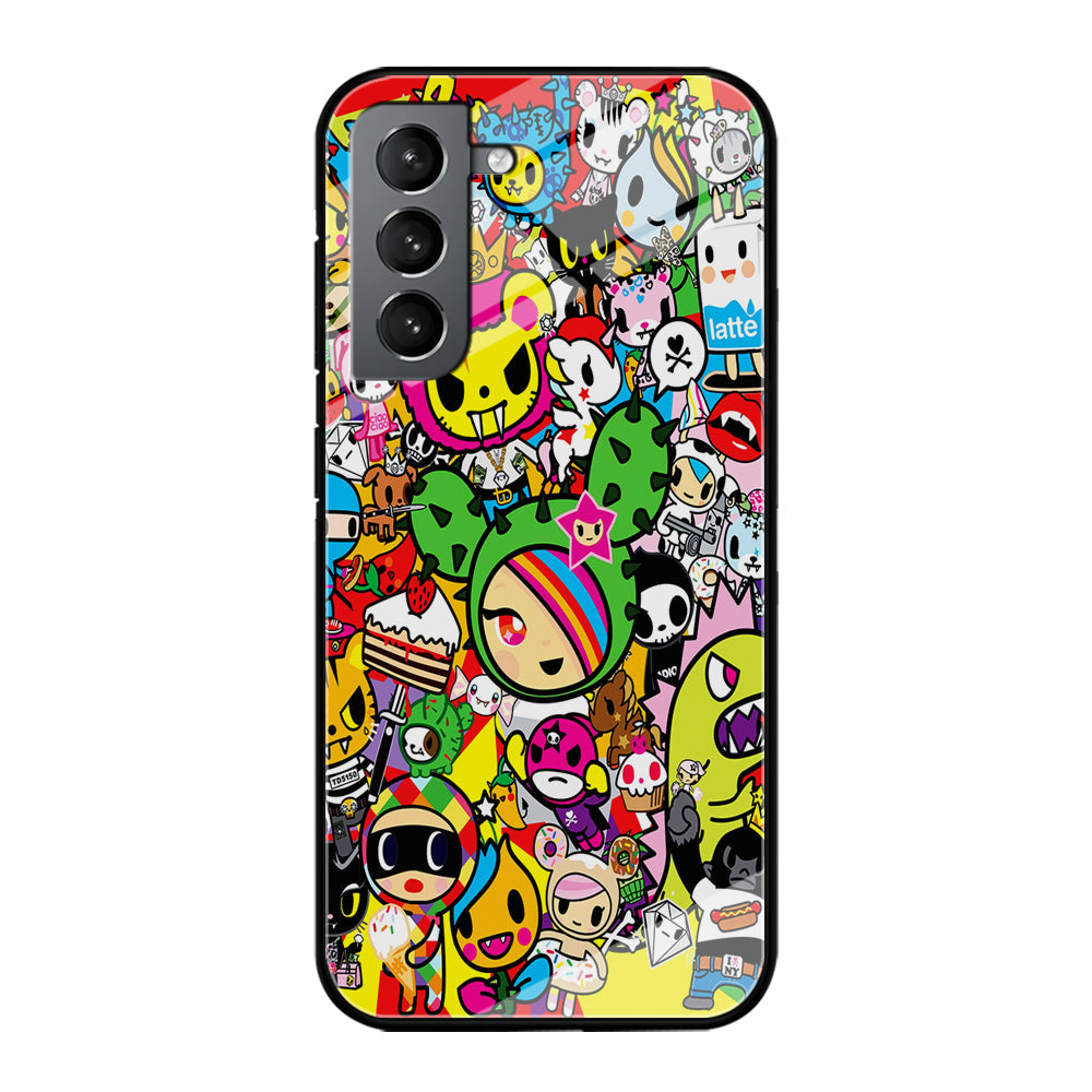 Tokidoki Cute Cartoon Samsung Galaxy S23 Plus Case-Phone Case-Tempered Glass Case-Altracase