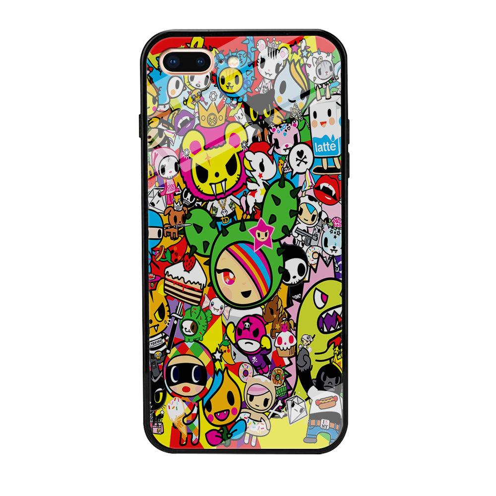 Tokidoki Cute Cartoon iPhone 8 Plus Case-Phone Case-Tempered Glass Case-Altracase