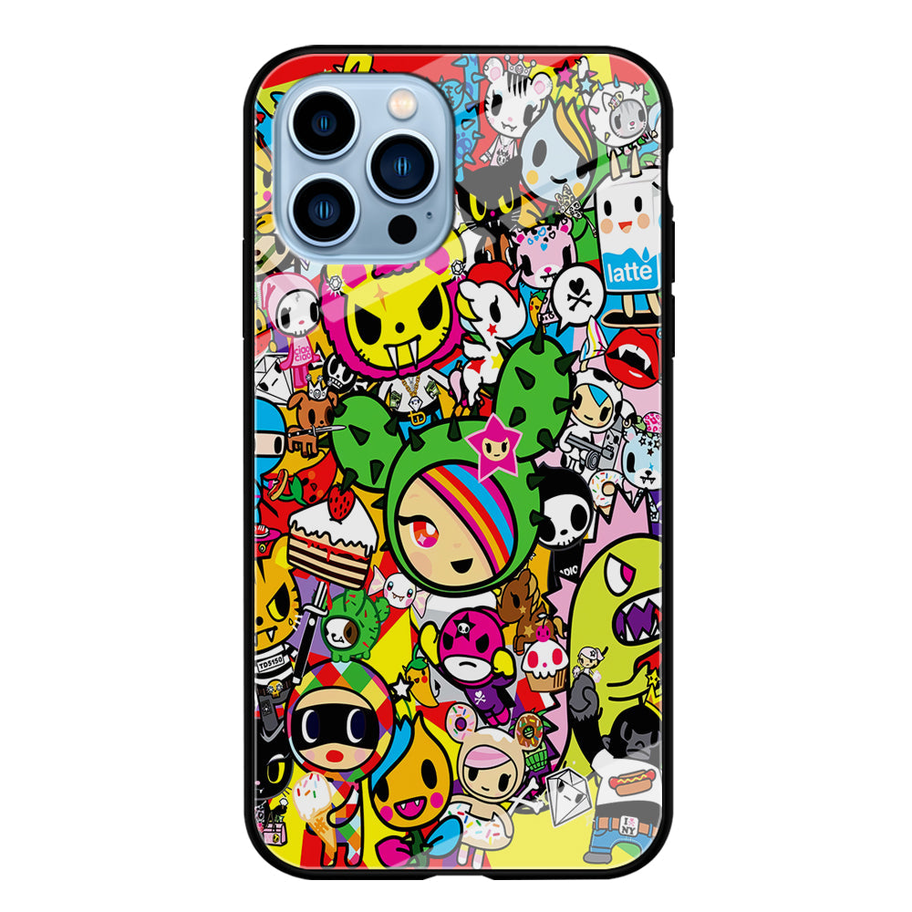 Tokidoki Cute Cartoon iPhone 14 Pro Case-Phone Case-Tempered Glass Case-Altracase