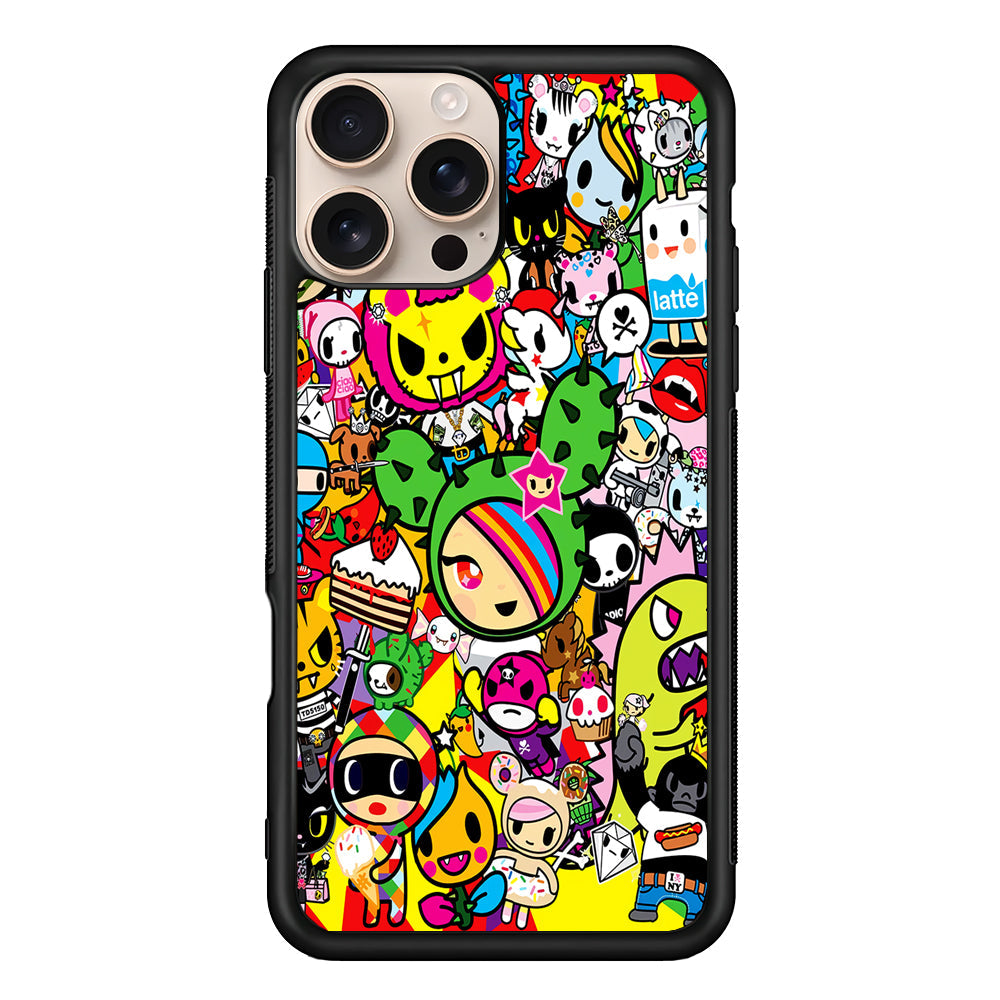 Tokidoki Cute Cartoon iPhone 16 Pro Max Case - Altracase