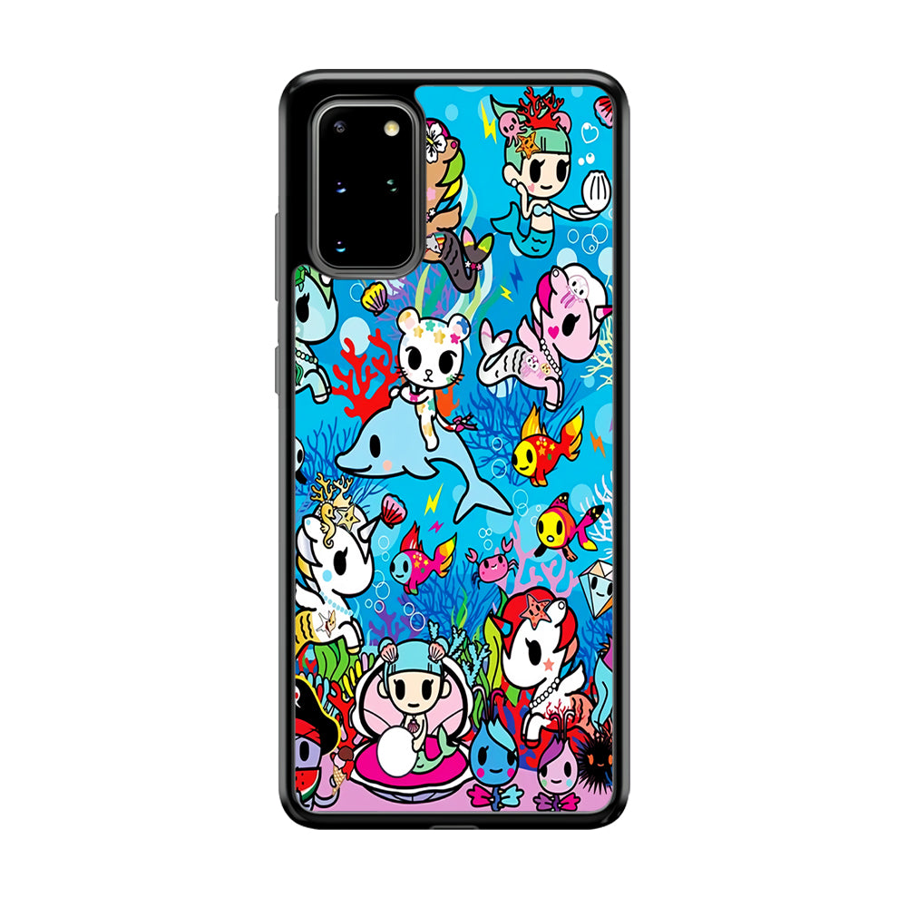 Tokidoki Sea Unicorn Samsung Galaxy S20 Plus Case-Phone Case-Tempered Glass Case-Altracase