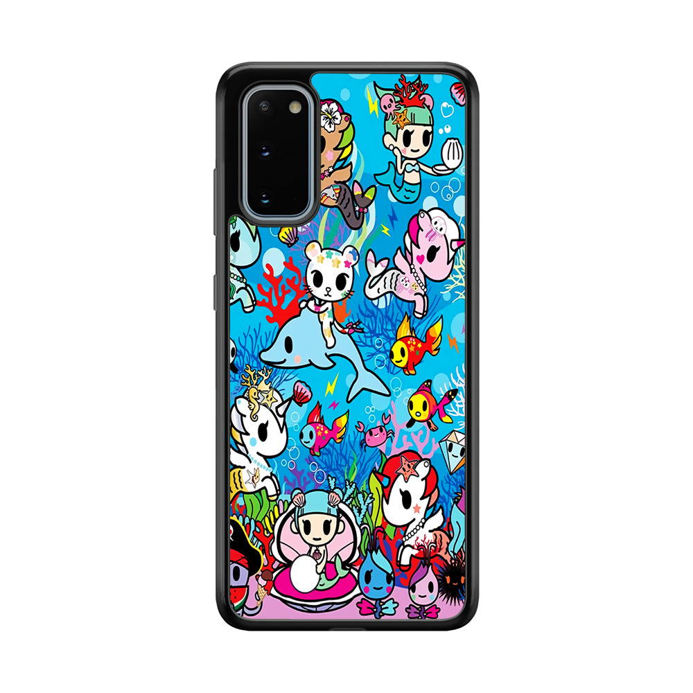 Tokidoki Sea Unicorn Samsung Galaxy S20 Case-Phone Case-Tempered Glass Case-Altracase