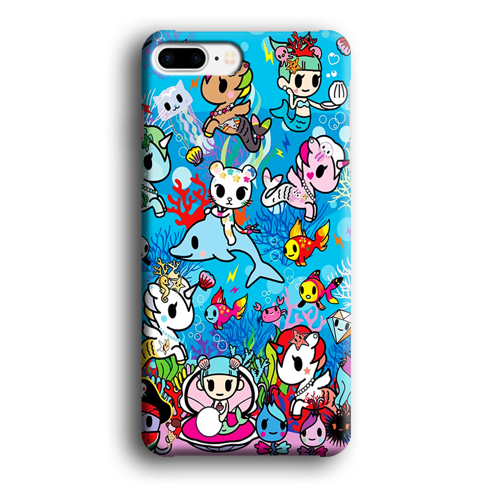 Tokidoki Sea Unicorn iPhone 8 Plus Case-Phone Case-3D Case-Altracase