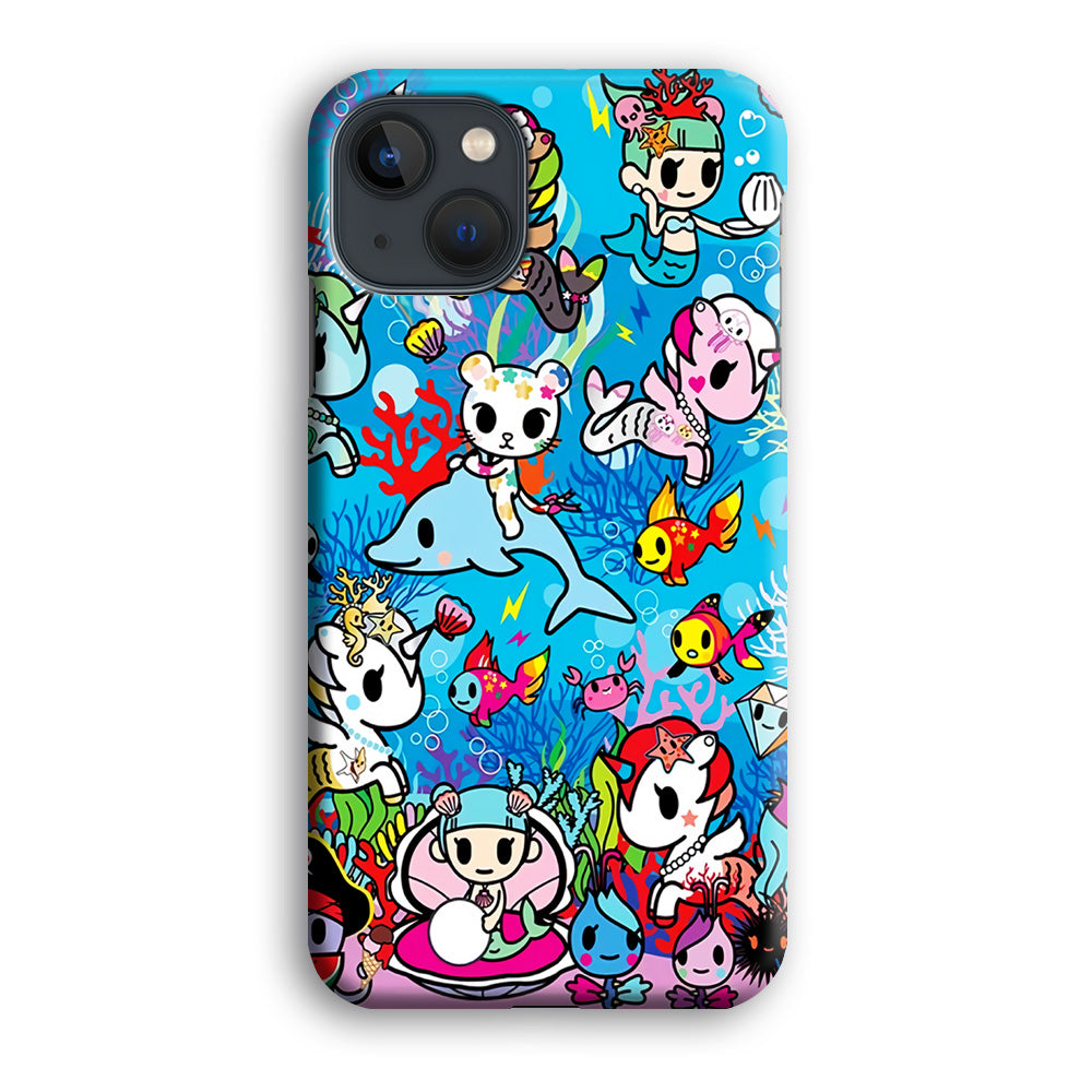 Tokidoki Sea Unicorn iPhone 13 Mini Case-Phone Case-3D Case-Altracase