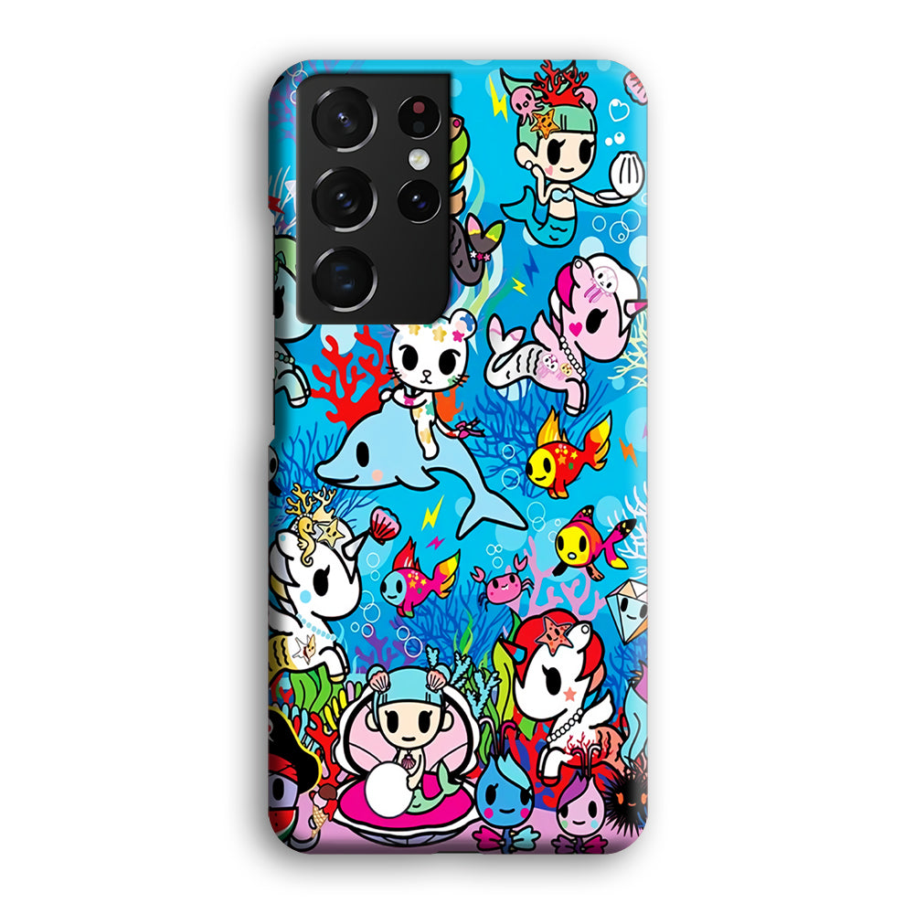 Tokidoki Sea Unicorn Samsung Galaxy S21 Ultra Case-Phone Case-3D Case-Altracase