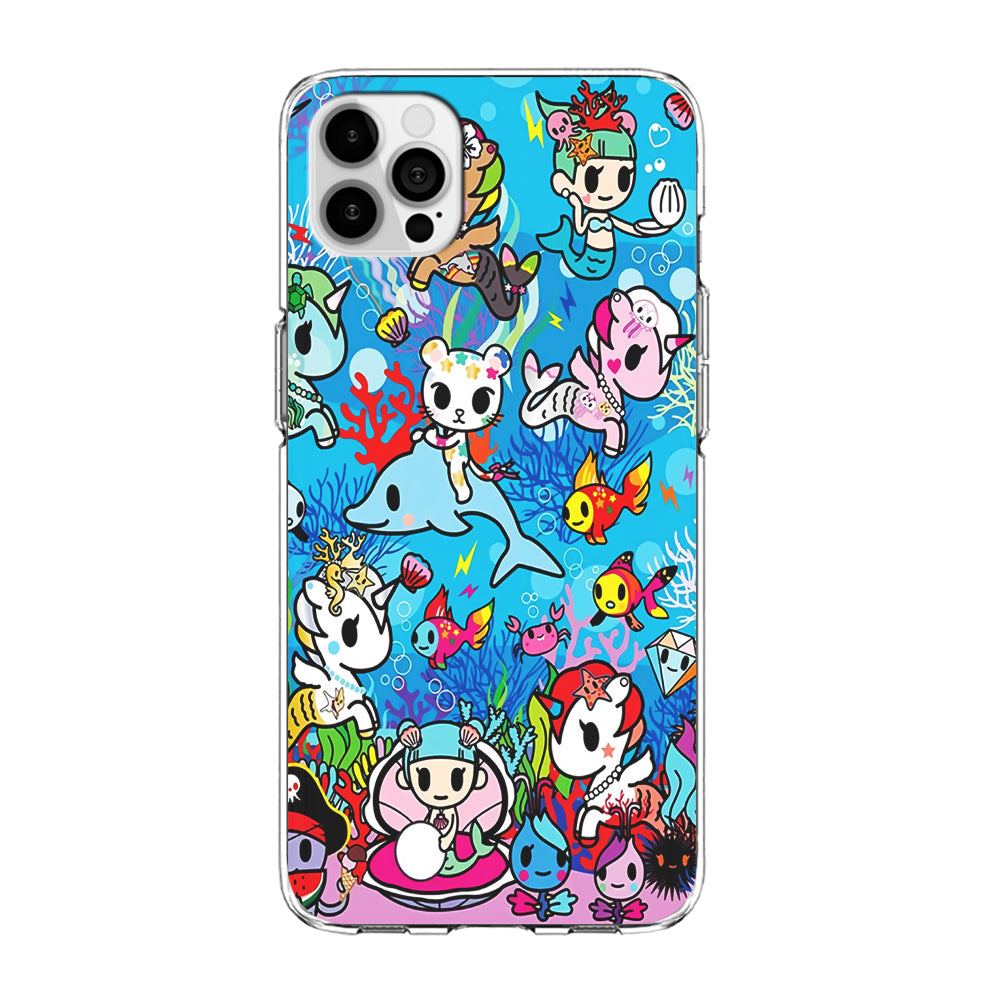 Tokidoki Sea Unicorn iPhone 15 Pro Max Case-Phone Case-Clear Soft Case-Altracase