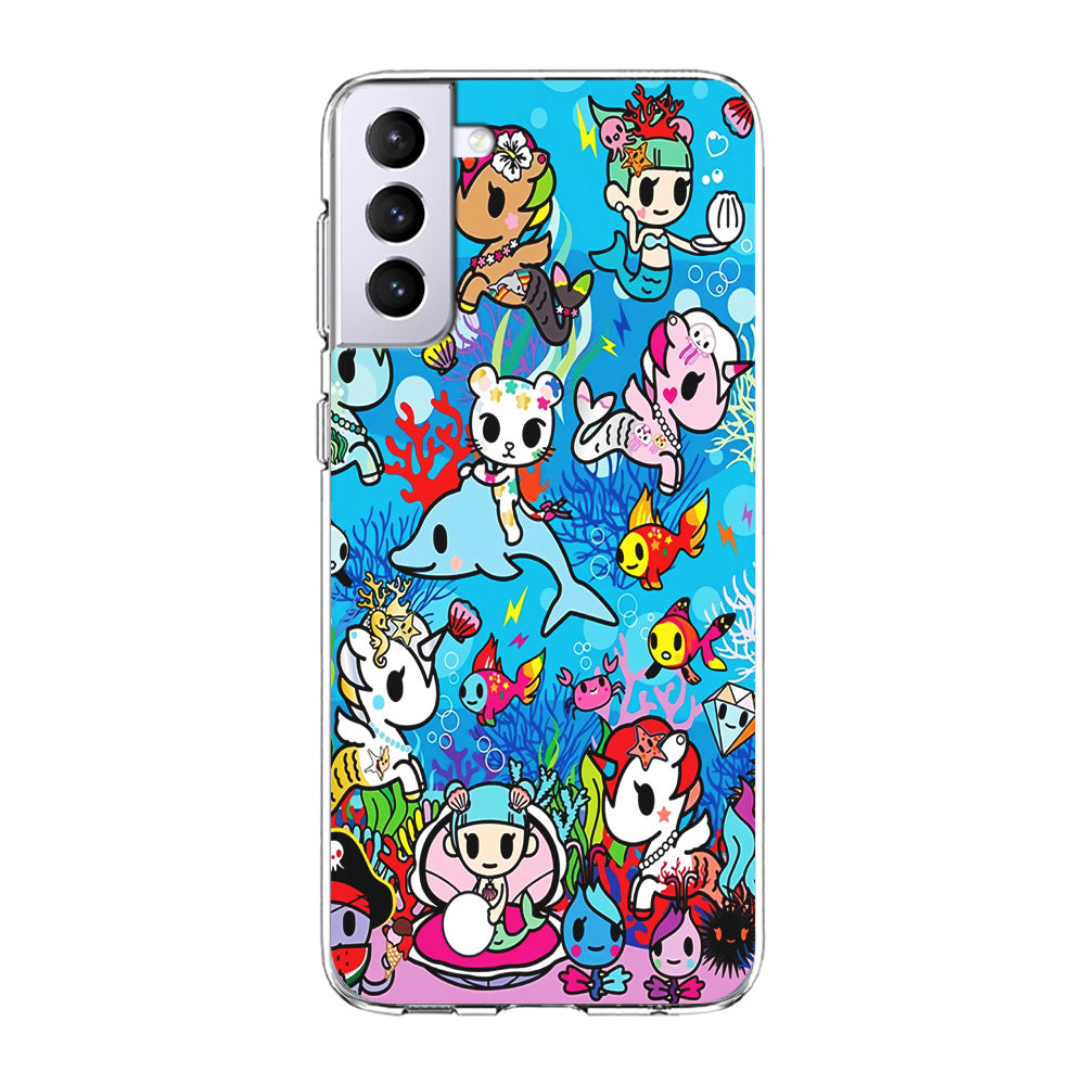 Tokidoki Sea Unicorn Samsung Galaxy S24 Plus Case-Phone Case-Clear Soft Case-Altracase
