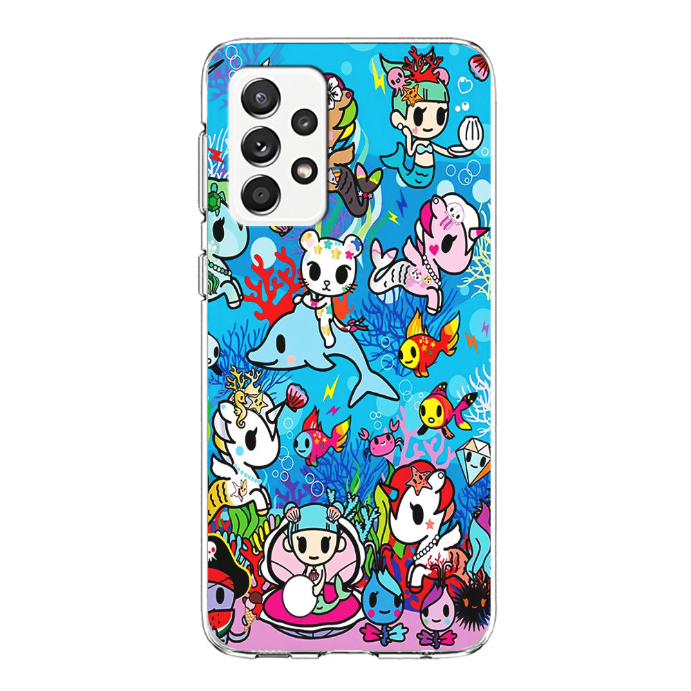 Tokidoki Sea Unicorn Samsung Galaxy A52 Case-Phone Case-Clear Soft Case-Altracase