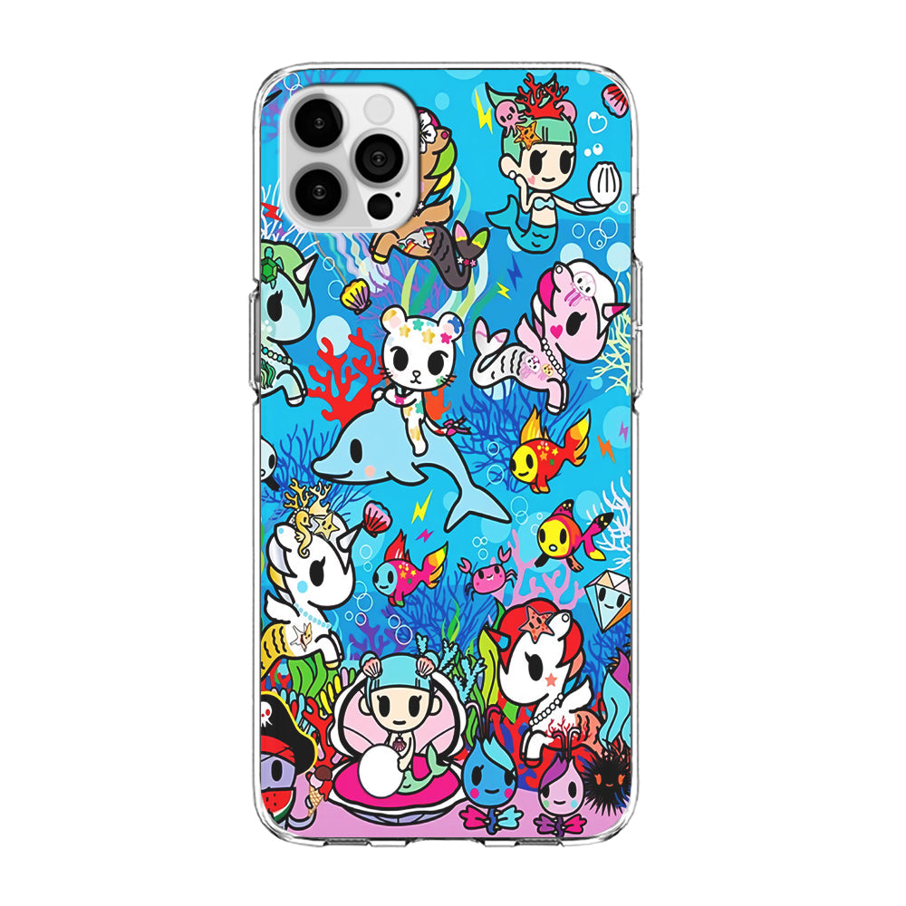 Tokidoki Sea Unicorn iPhone 14 Pro Max Case-Phone Case-Clear Soft Case-Altracase