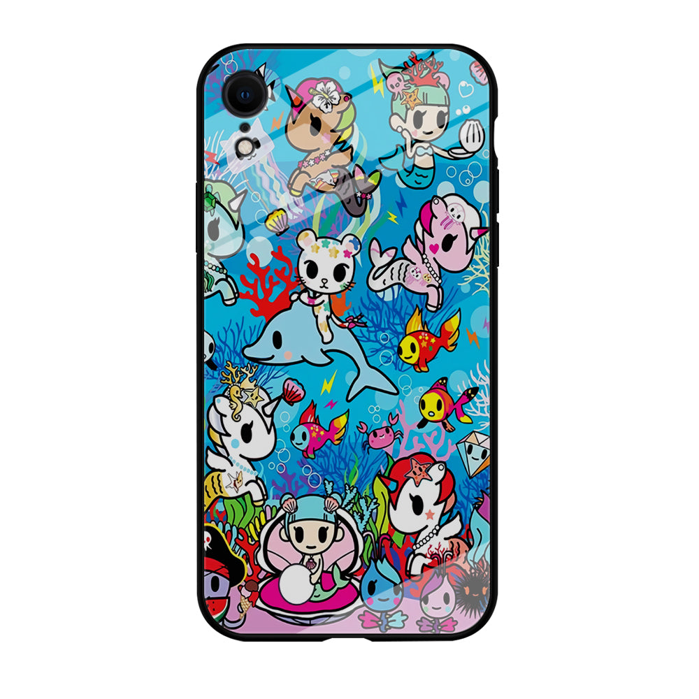 Tokidoki Sea Unicorn iPhone XR Case-Phone Case-Tempered Glass Case-Altracase