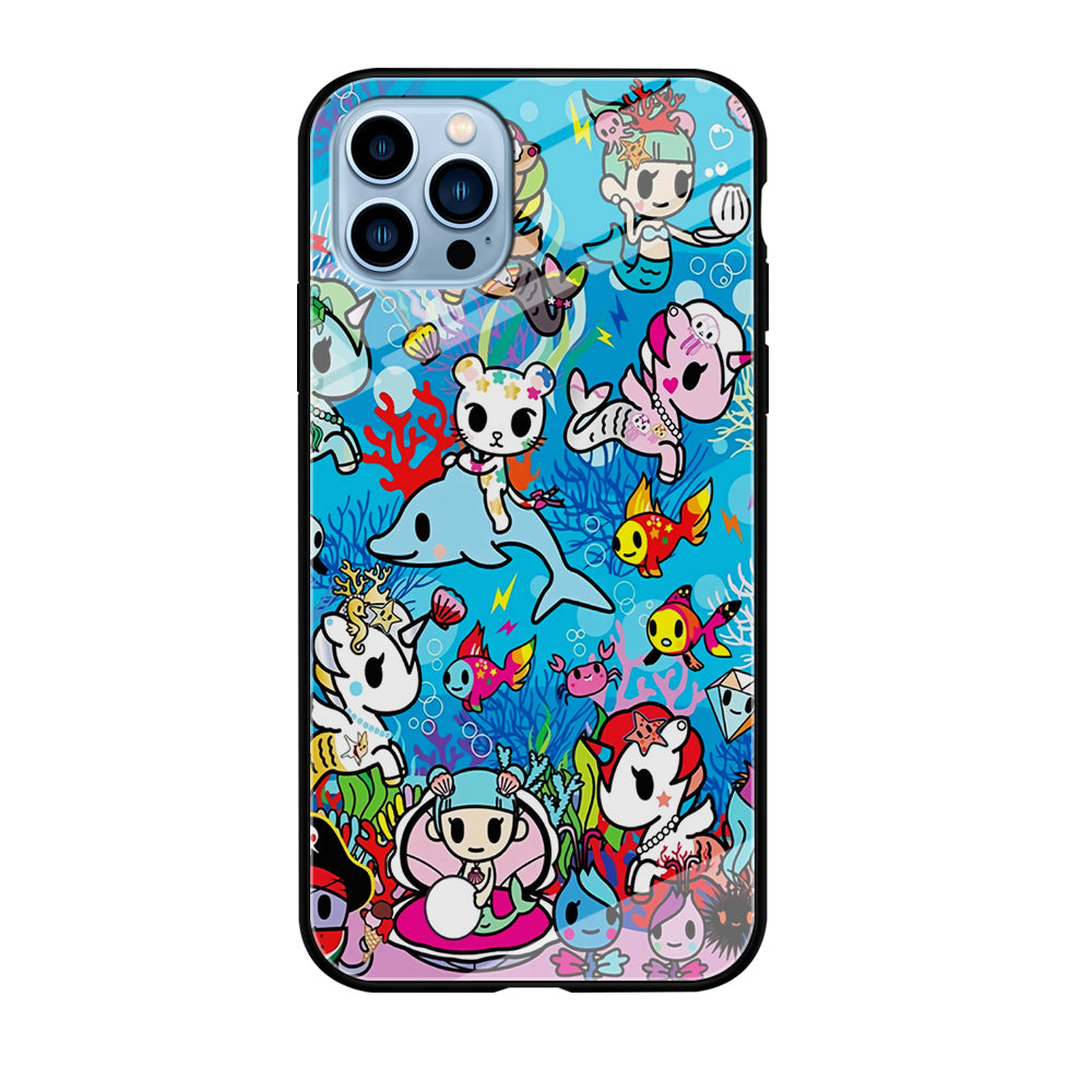 Tokidoki Sea Unicorn iPhone 12 Pro Max Case-Phone Case-Tempered Glass Case-Altracase