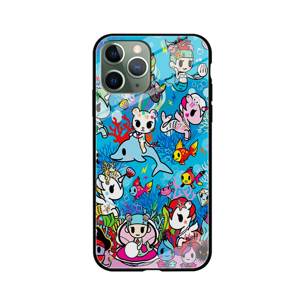 Tokidoki Sea Unicorn iPhone 11 Pro Max Case-Phone Case-Tempered Glass Case-Altracase