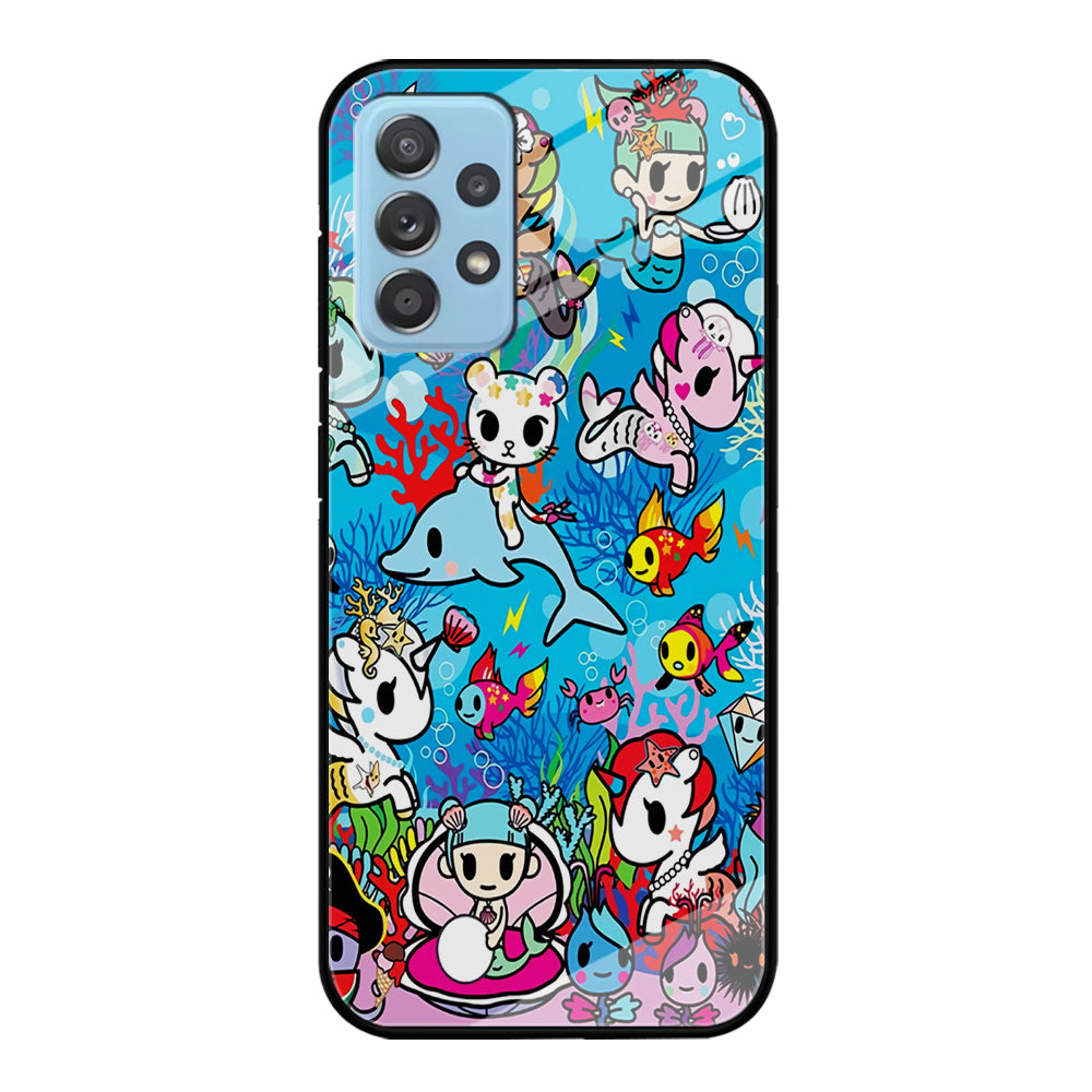Tokidoki Sea Unicorn Samsung Galaxy A52 Case-Phone Case-Tempered Glass Case-Altracase