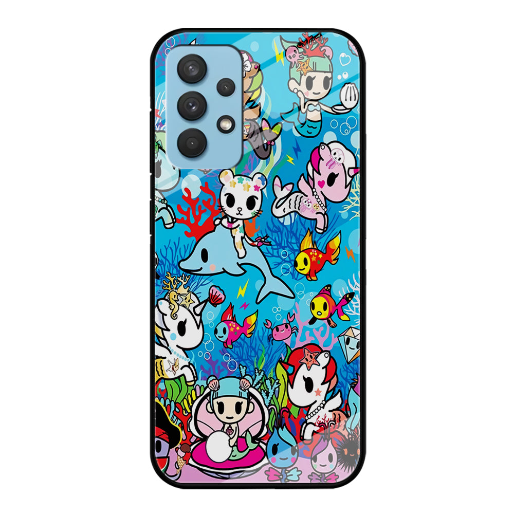 Tokidoki Sea Unicorn Samsung Galaxy A32 Case-Phone Case-Tempered Glass Case-Altracase