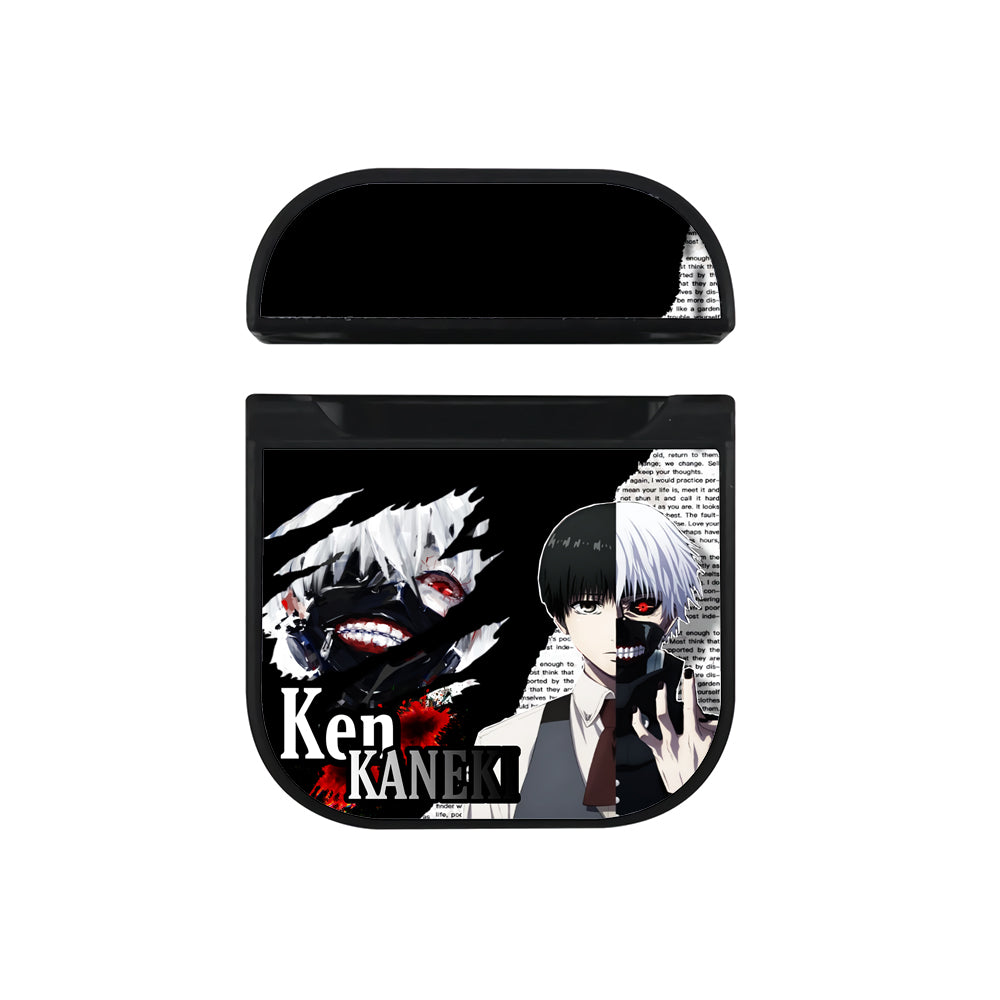 Tokyo Ghoul Ken Kaneki Aesthetics Apple AirPods Case-AirPod Case-Black-Altracase