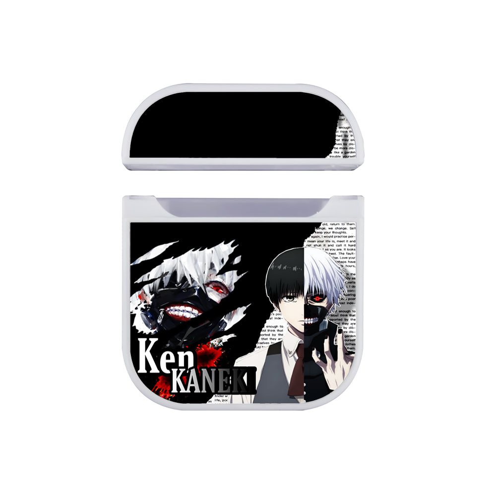 Tokyo Ghoul Ken Kaneki Aesthetics Apple AirPods Case-AirPod Case-White-Altracase